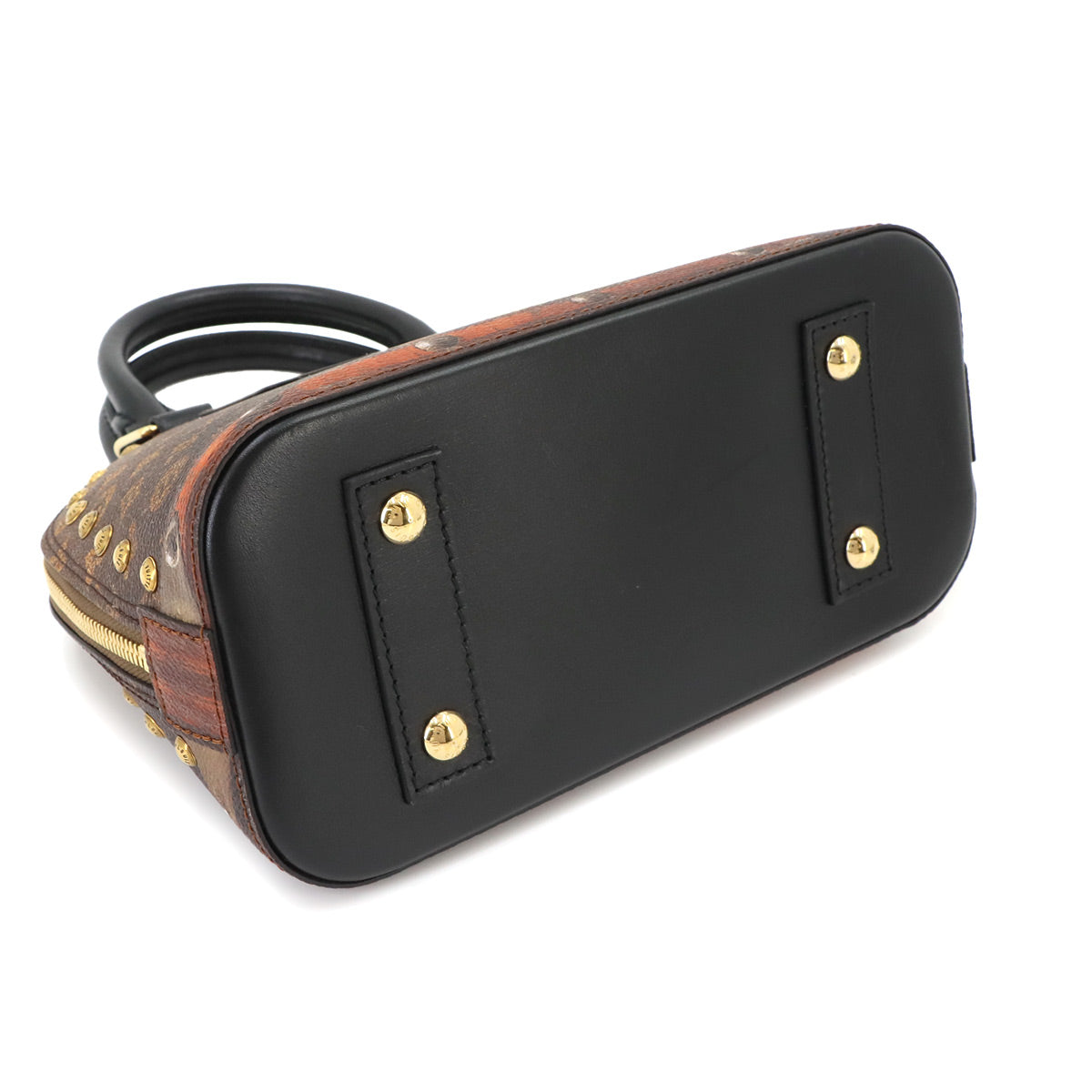 Monogram Alma BB Time Trunk 2way Bag Leather Brown M52743