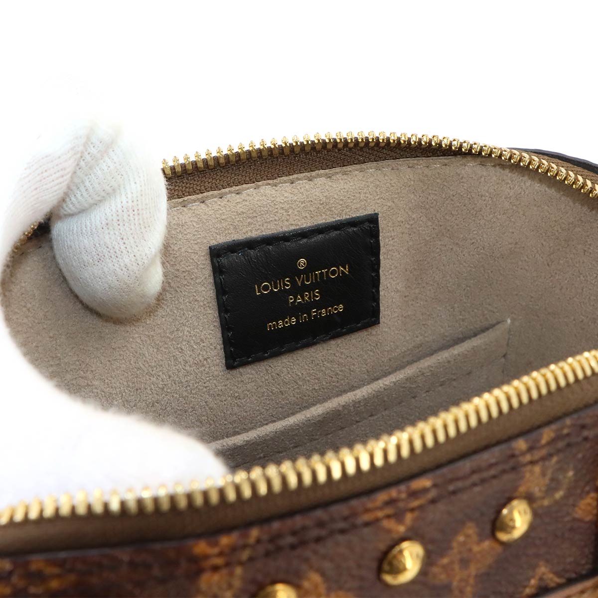 Monogram Alma BB Time Trunk 2way Bag Leather Brown M52743