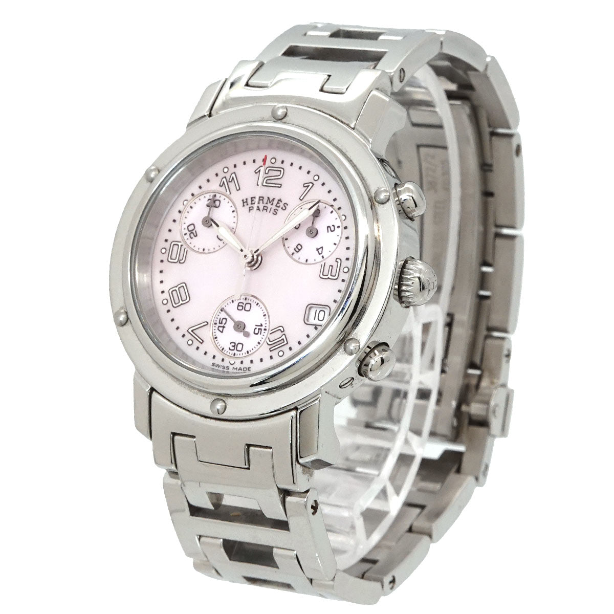 Clipper Chronograph CL1 310 Date Pink Shell Dial Ladies