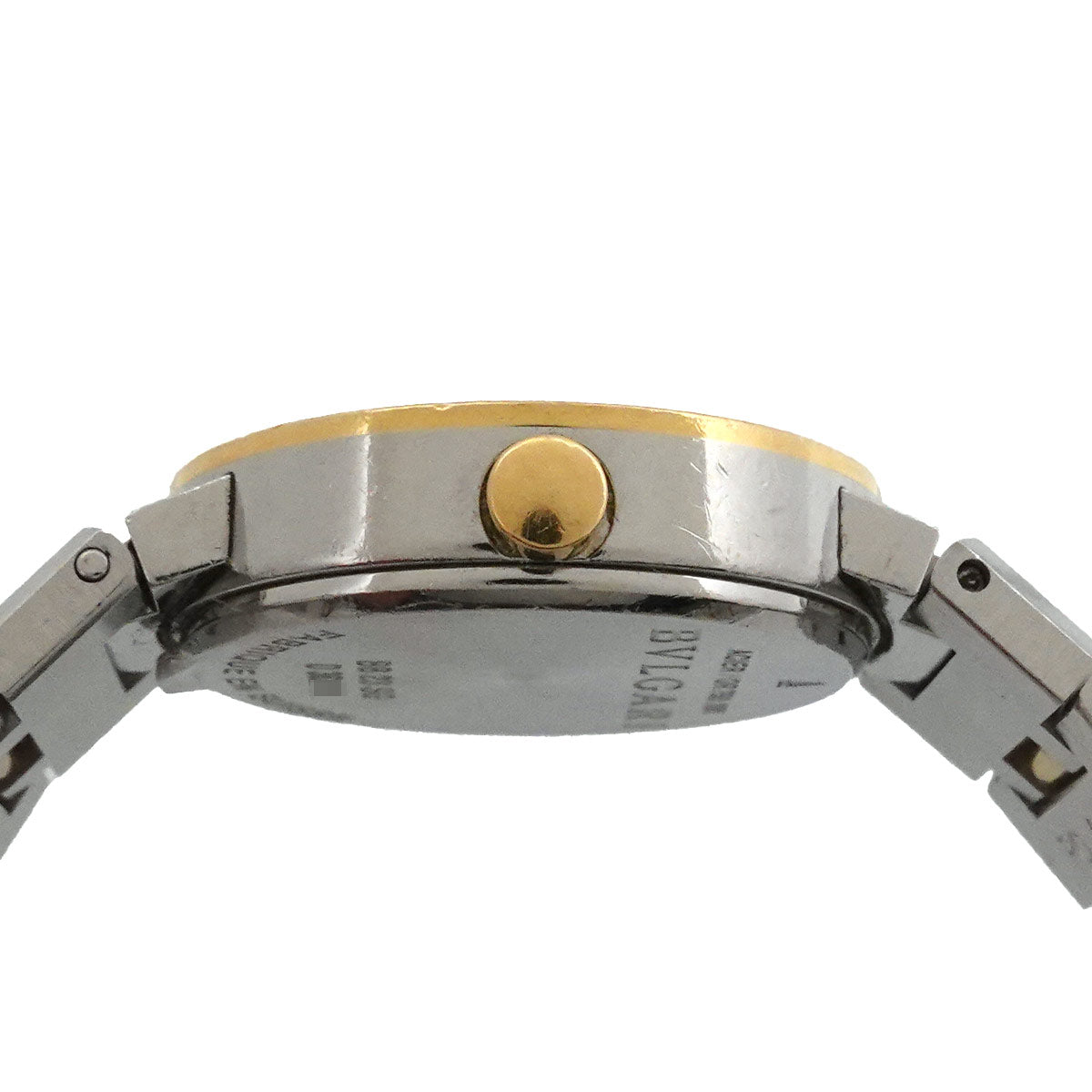 BVLGARIBVLGARI Two Tones BB23SG YG Black Dial Ladies