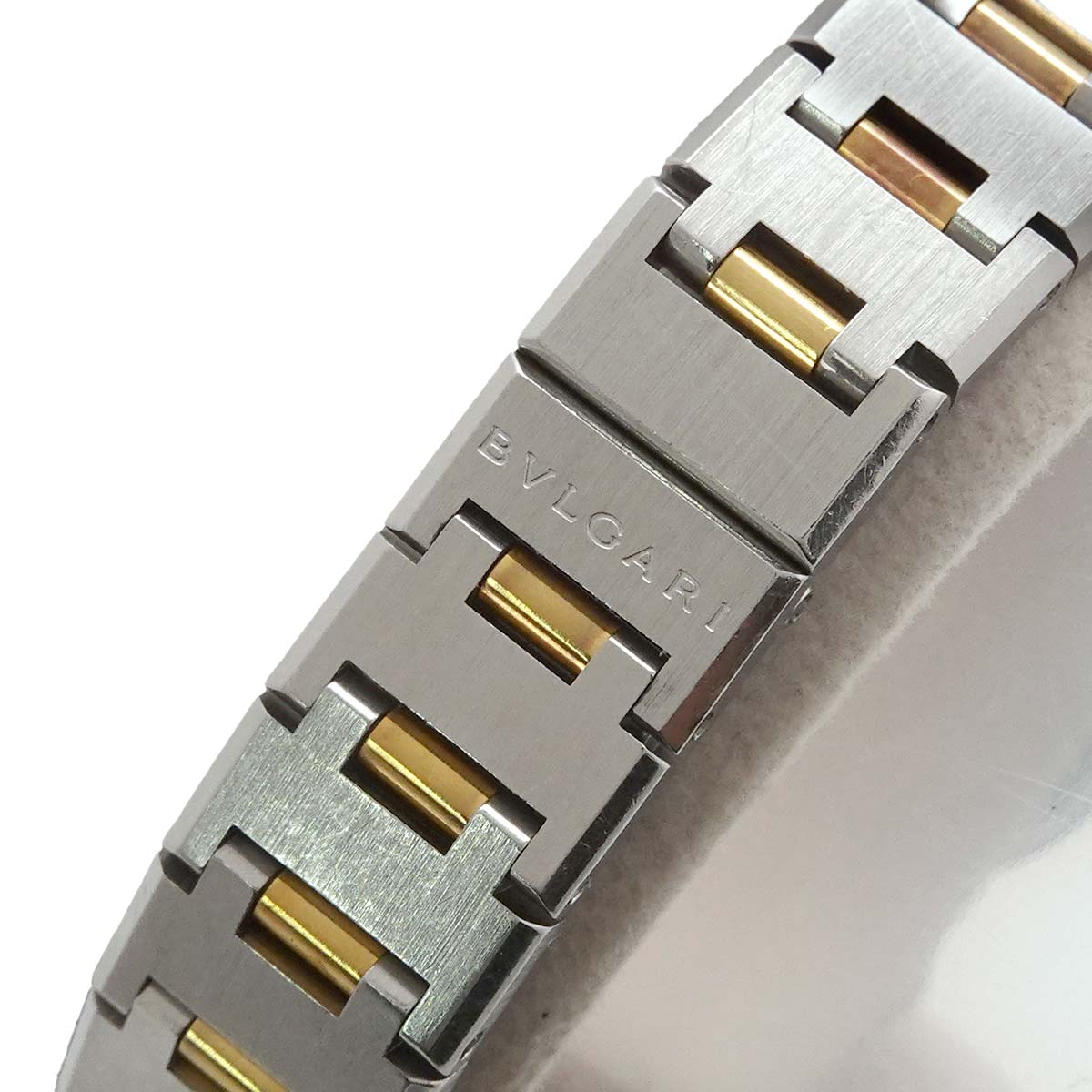 BVLGARIBVLGARI Two Tones BB23SG YG Black Dial Ladies