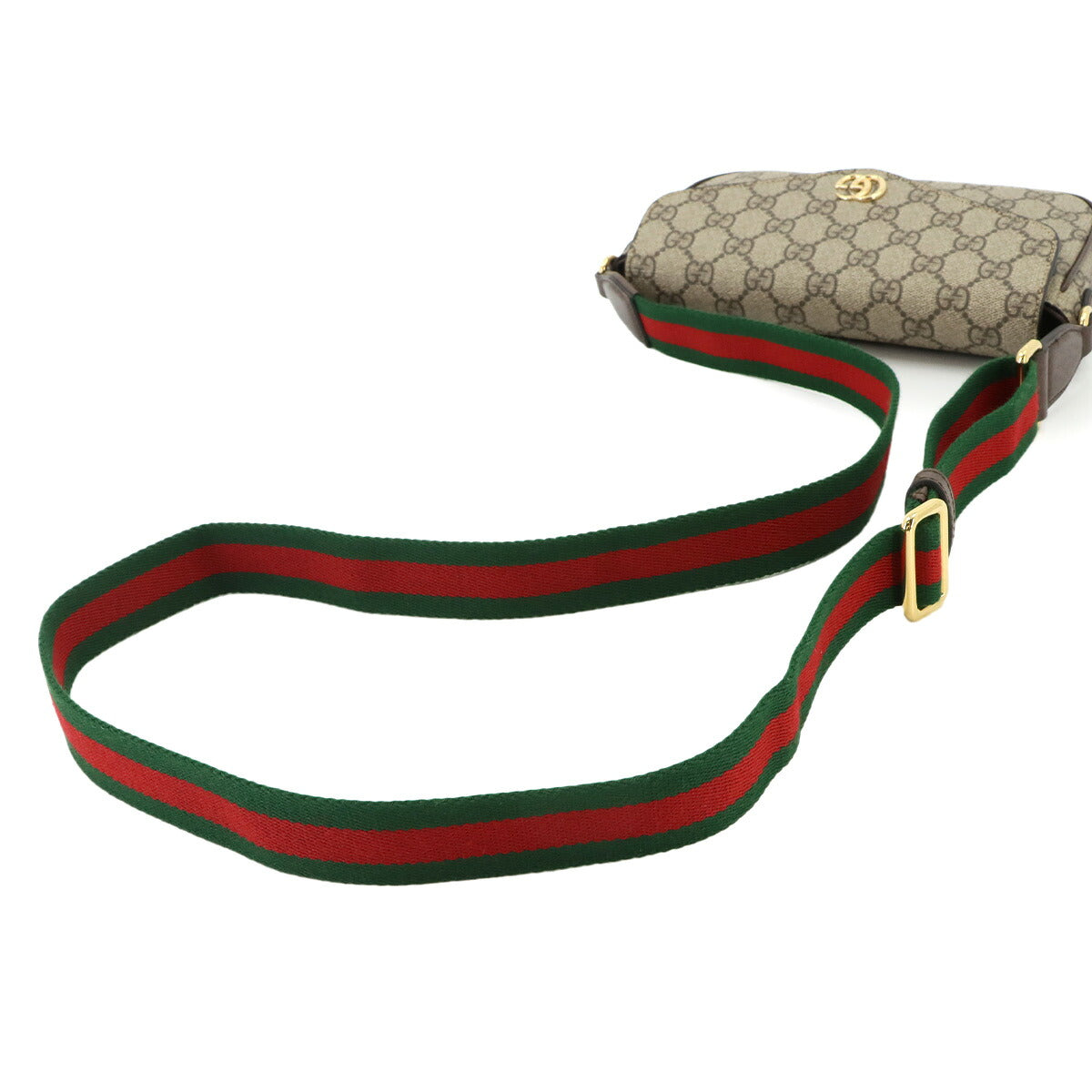 Ophidia Shoulder Bag GG Supreme Canvas Leather 764961