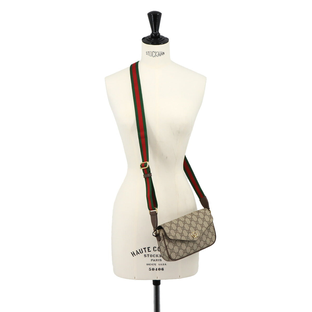 Ophidia Shoulder Bag GG Supreme Canvas Leather 764961