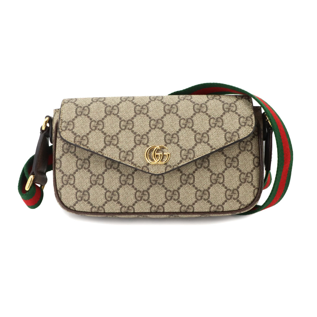 Ophidia Shoulder Bag GG Supreme Canvas Leather 764961