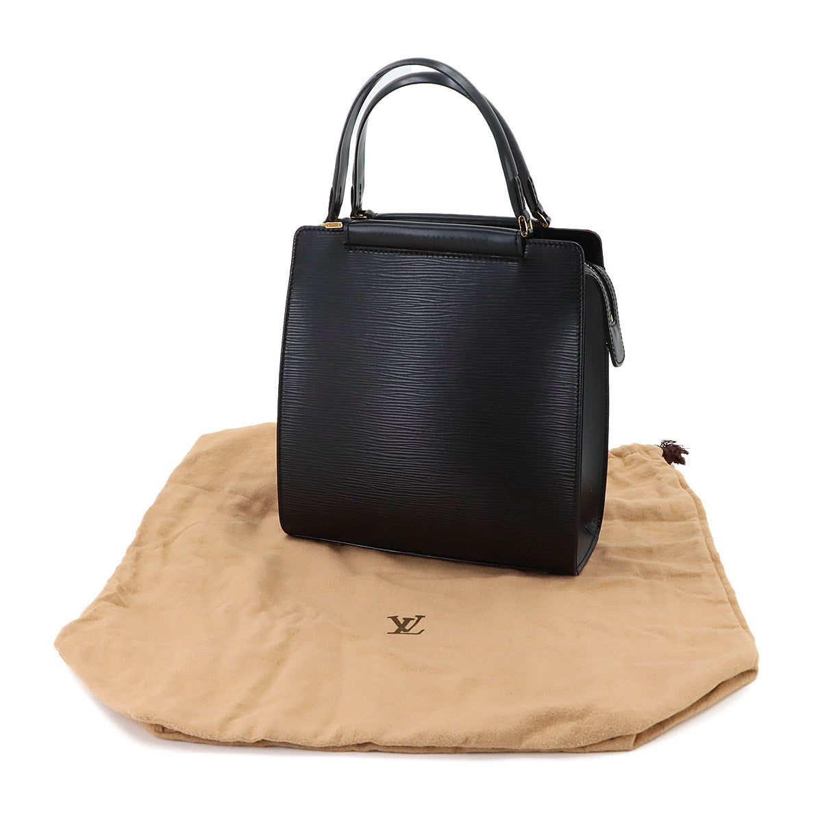 Epi Figari PM Hand Bag Leather Noir M52012 Purse