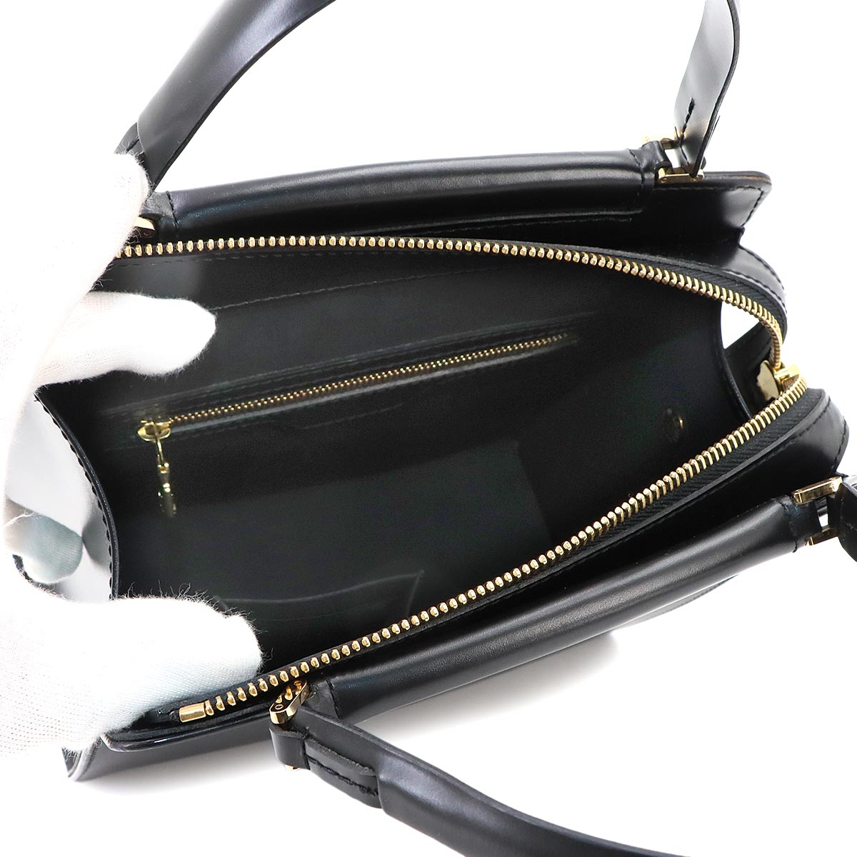Epi Figari PM Hand Bag Leather Noir M52012 Purse