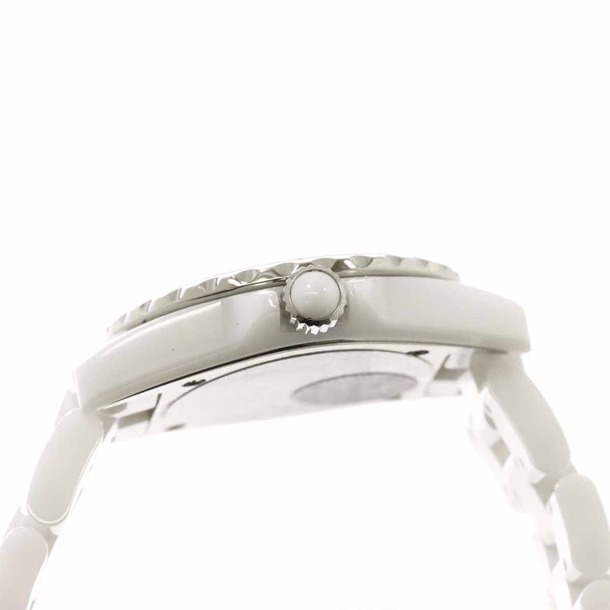 J12 H2570 29mm 8P Diamond Quartz White Shell Dial Ladies Watch