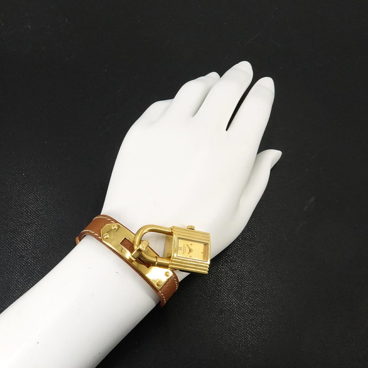Kelly Watches Quartz Gold Dial Vintage Cadena Ladies Watch