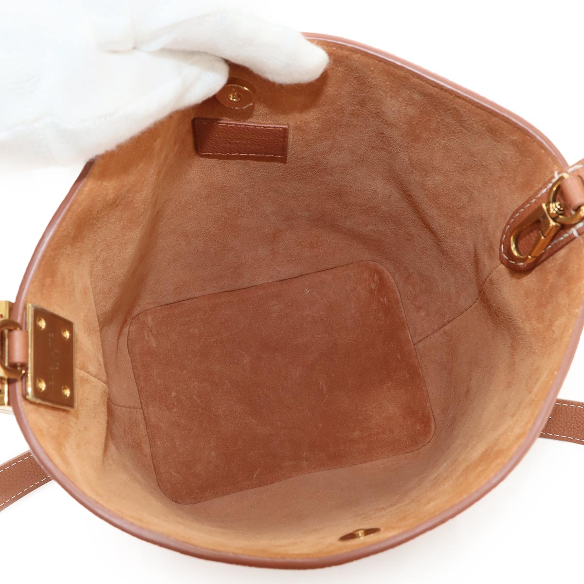 Low Key All In BB Shoulder Bag Cognac M14416