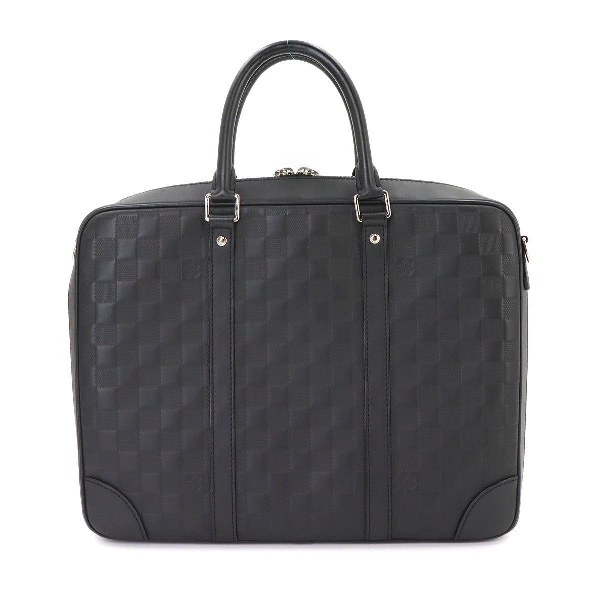 Damier Infini Sirius Briefcase Business Bag Onyx N45288