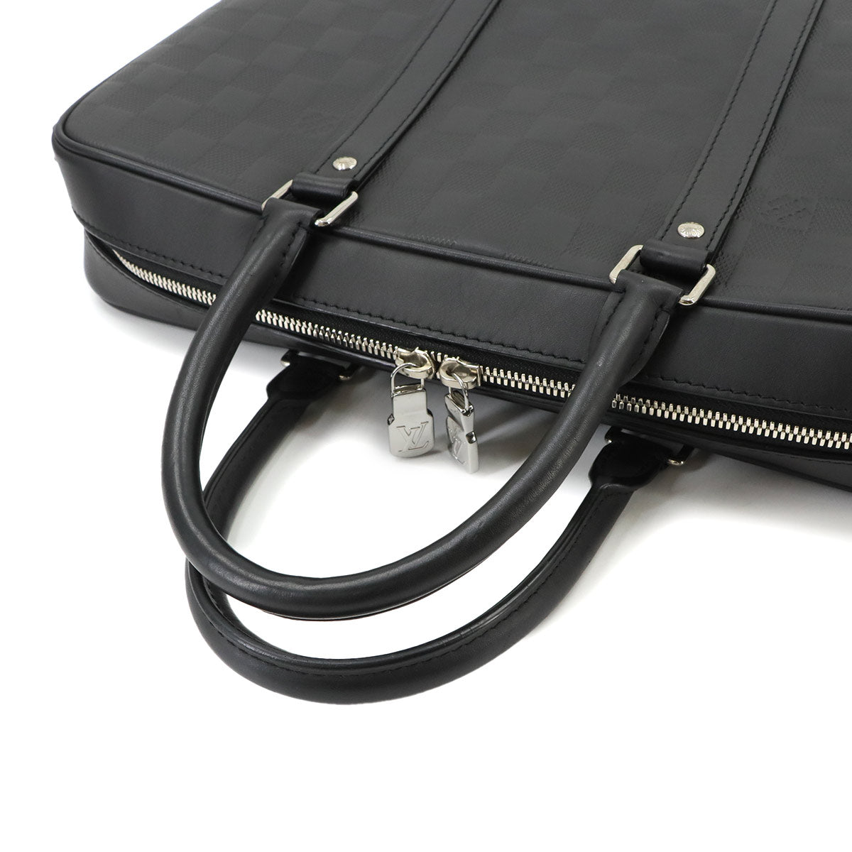 Damier Infini Sirius Briefcase Business Bag Onyx N45288