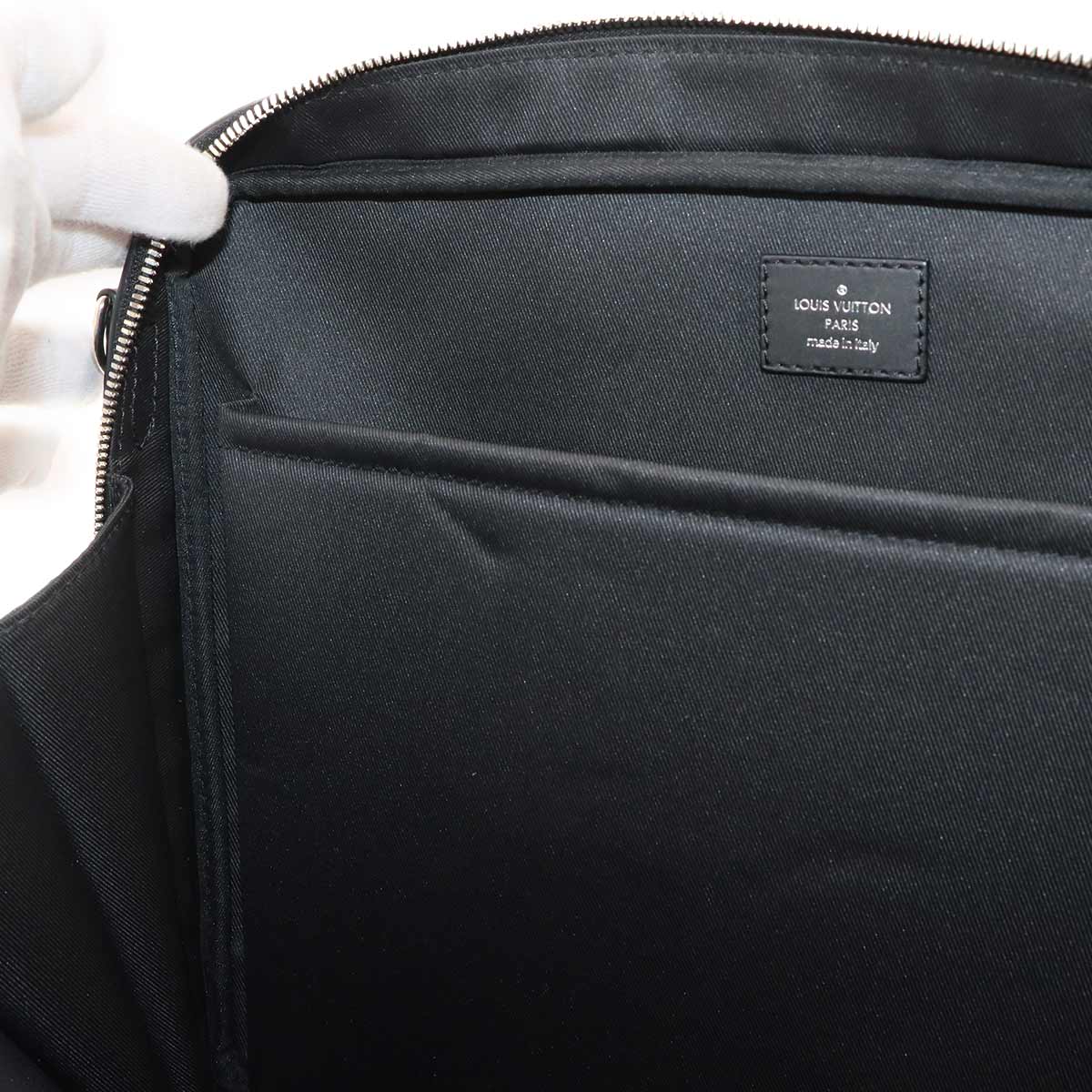 Damier Infini Sirius Briefcase Business Bag Onyx N45288