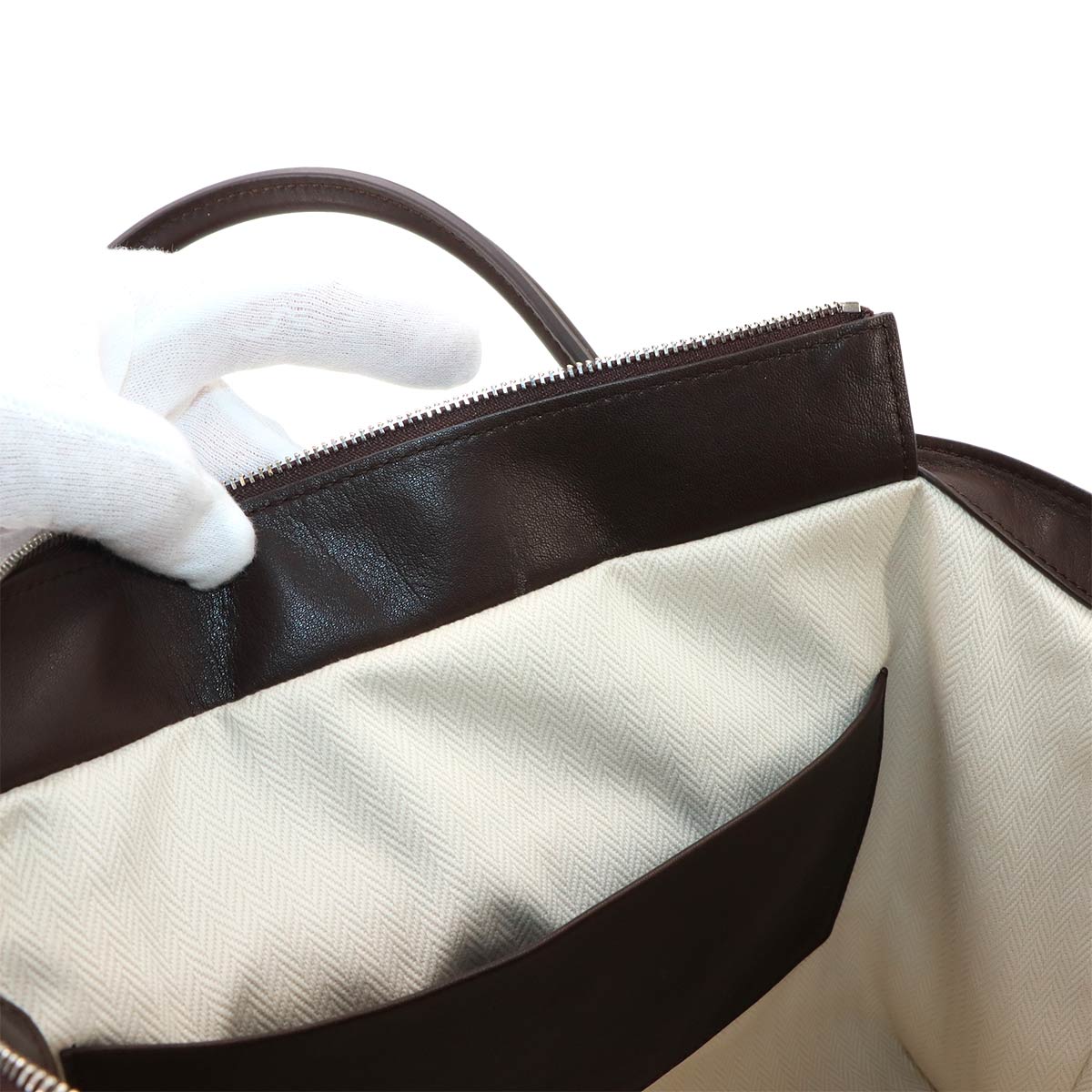 Marlo Tote Bag Leather Dark brown W1802 Purse