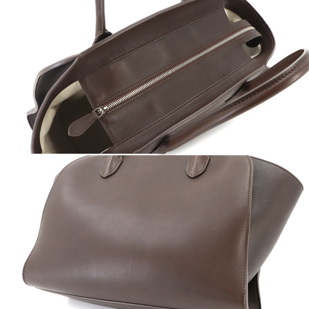 Marlo Tote Bag Leather Dark brown W1802 Purse