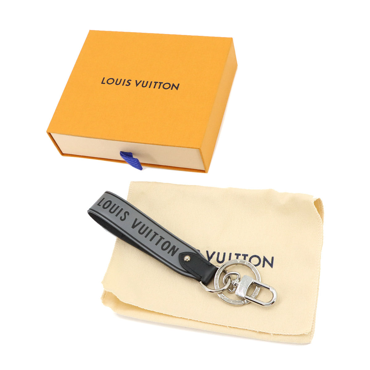 Monogram Eclipse Reverse Dragonne Capital LV Key Charm