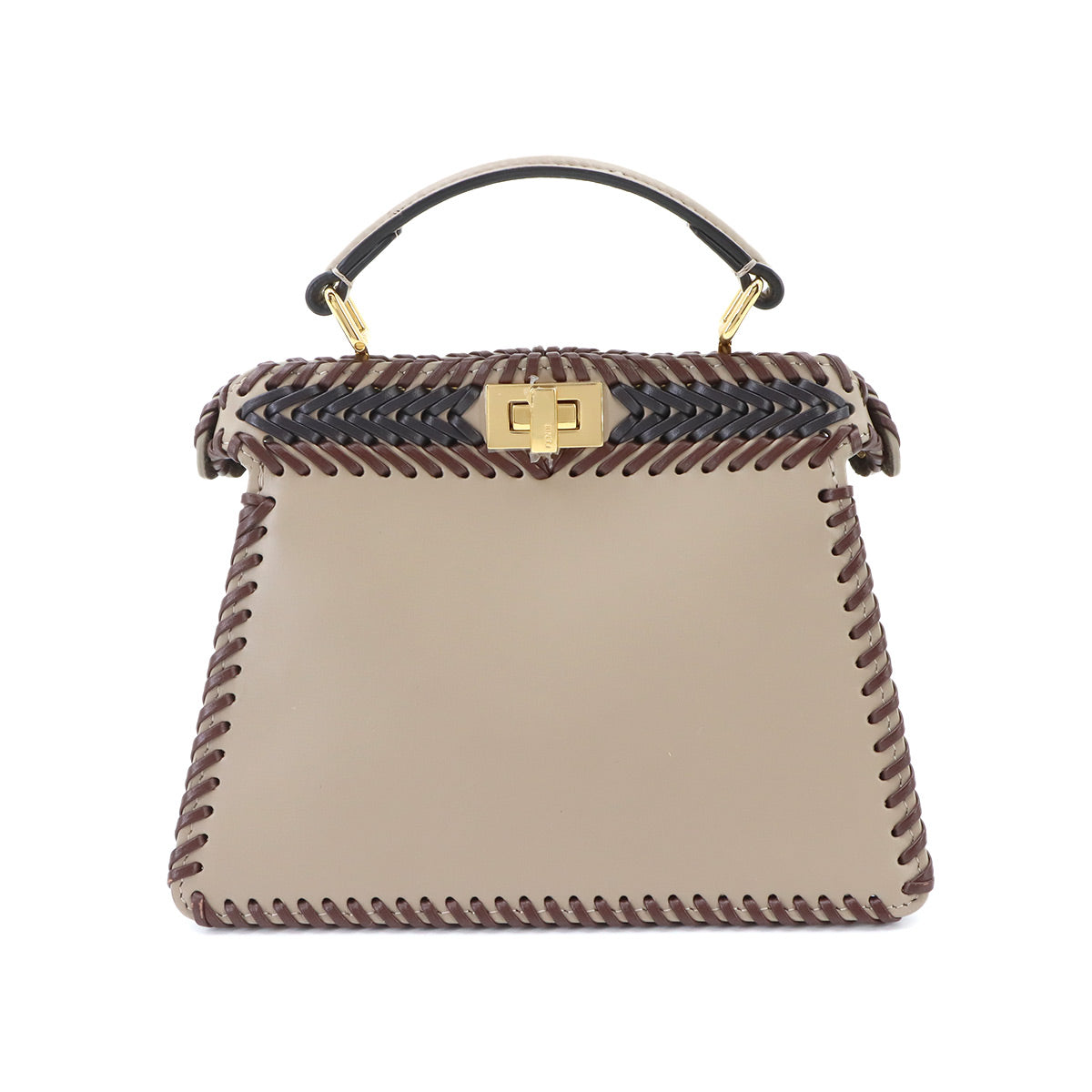 Peekaboo ISeeU Petite Hand Shoulder Bag Leather 8BN335