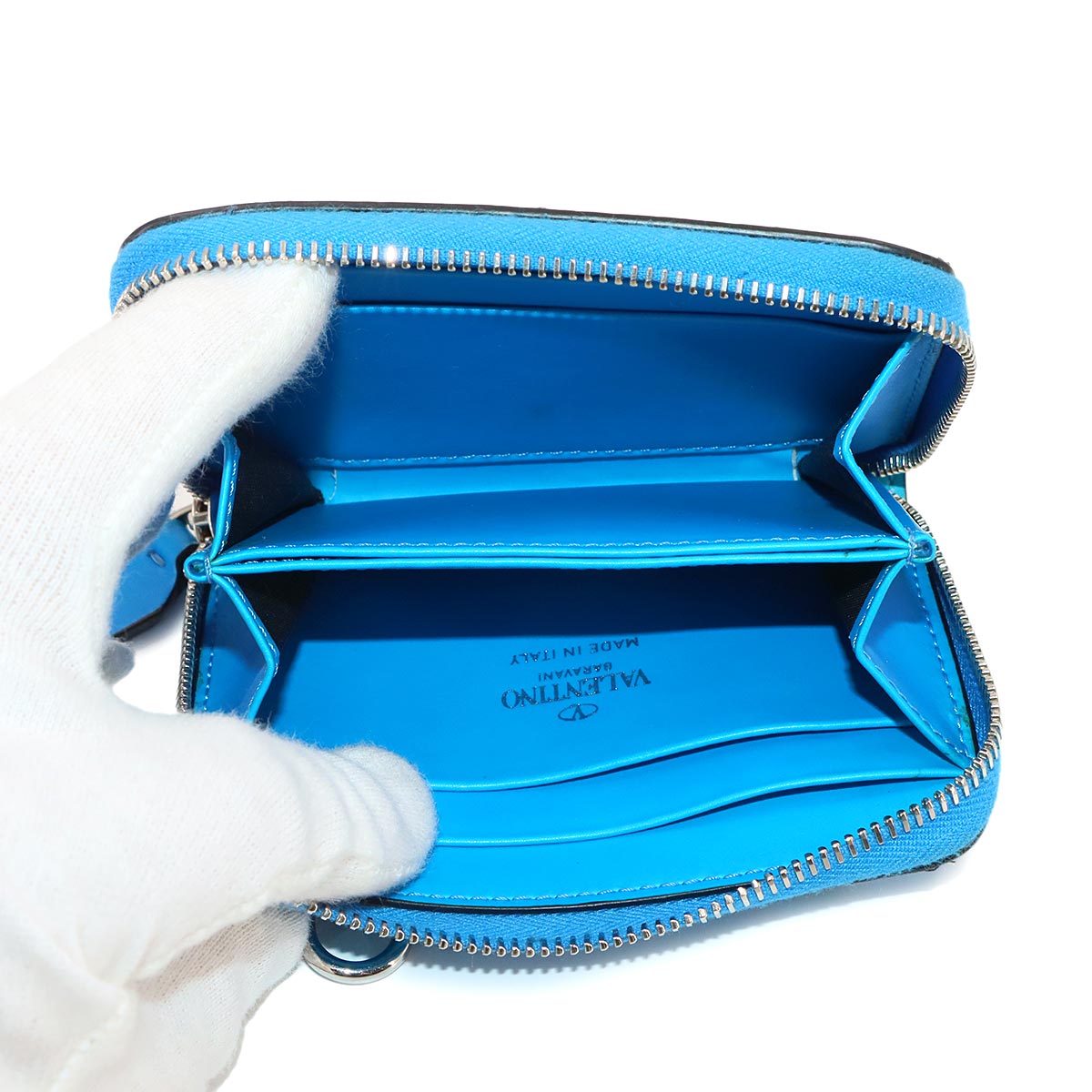 VLTN Fluoro Neck Holder Wallet Coin Case Purse