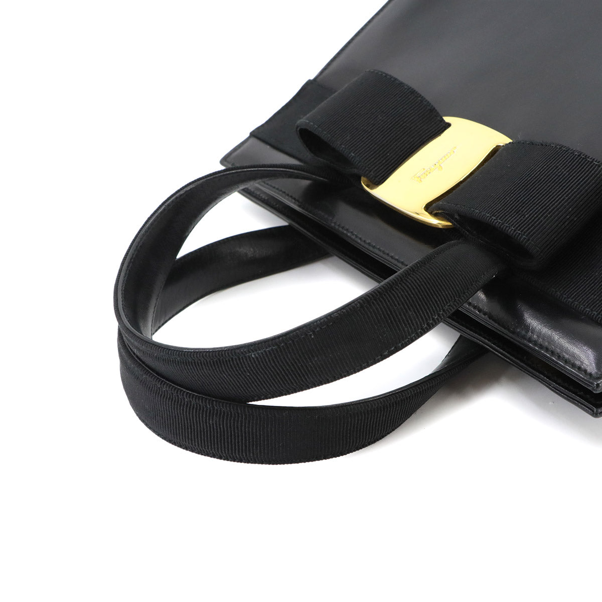 Vara Hand Shoulder Bag Leather Black Purse