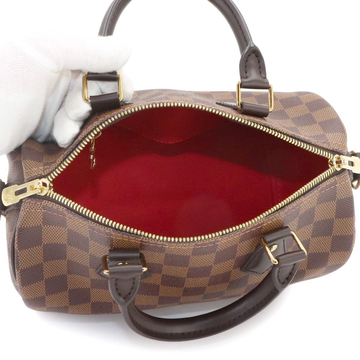 Damier Speedy Bandouliere 25 Hand Shoulder Bag N41368