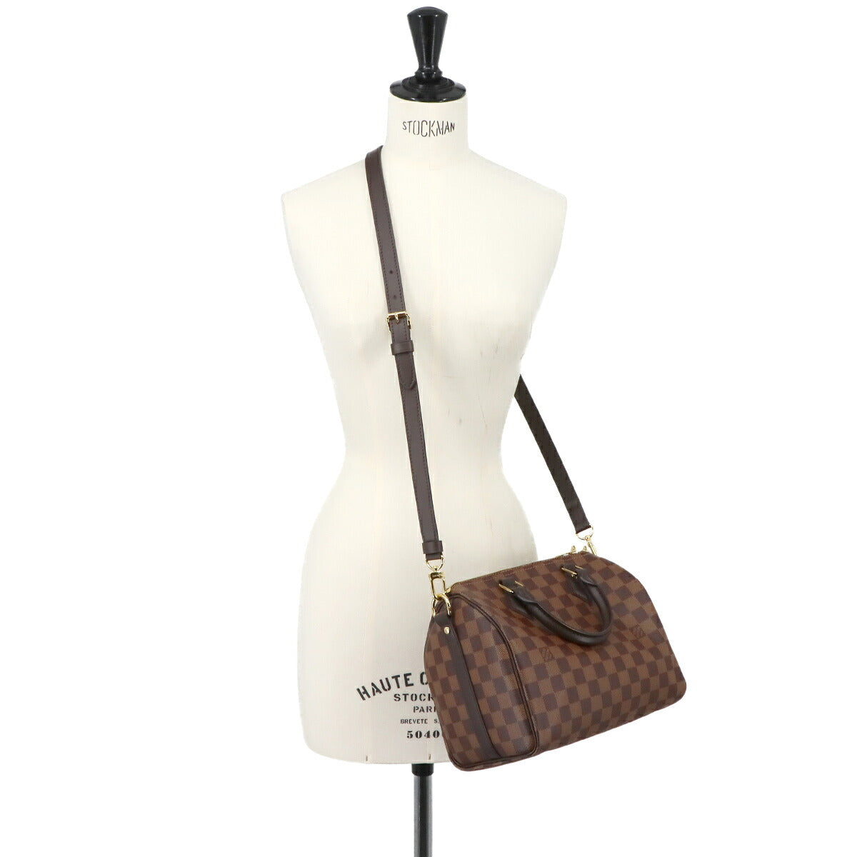 Damier Speedy Bandouliere 25 Hand Shoulder Bag N41368