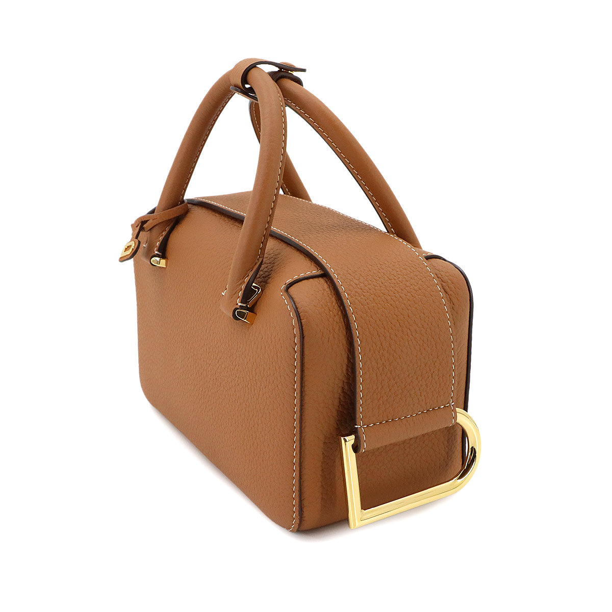 Cool Box Mini 2way Hand Shoulder Bag Leather VegetalIvory