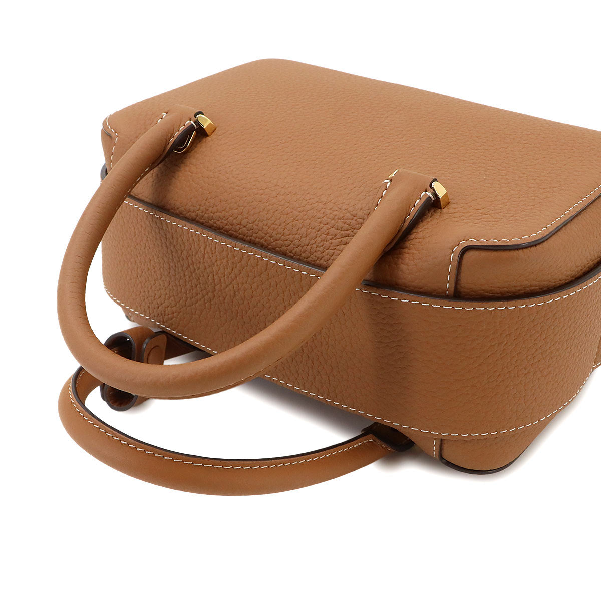 Cool Box Mini 2way Hand Shoulder Bag Leather VegetalIvory