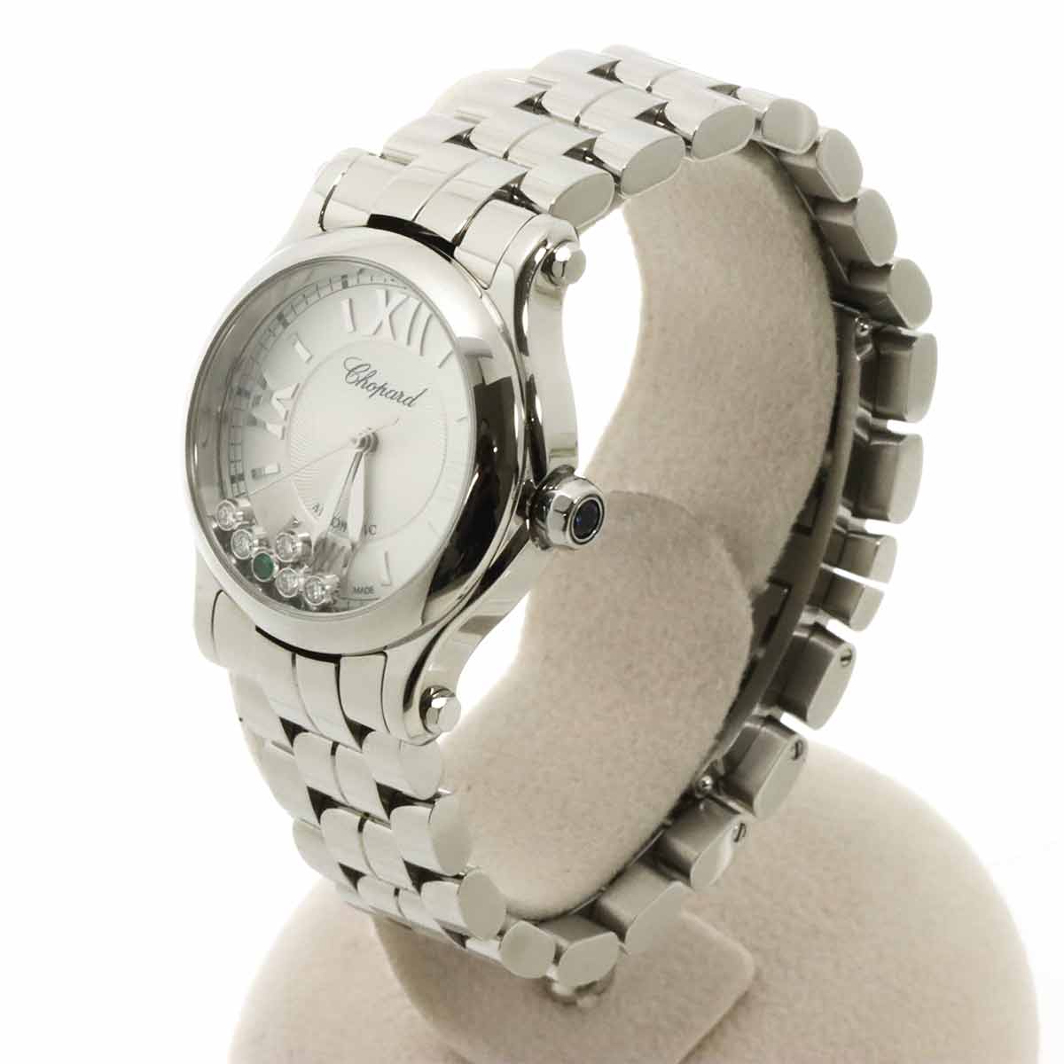 Happy Sports 278573-3012 Automatic 5P Diamond Emerald Watch