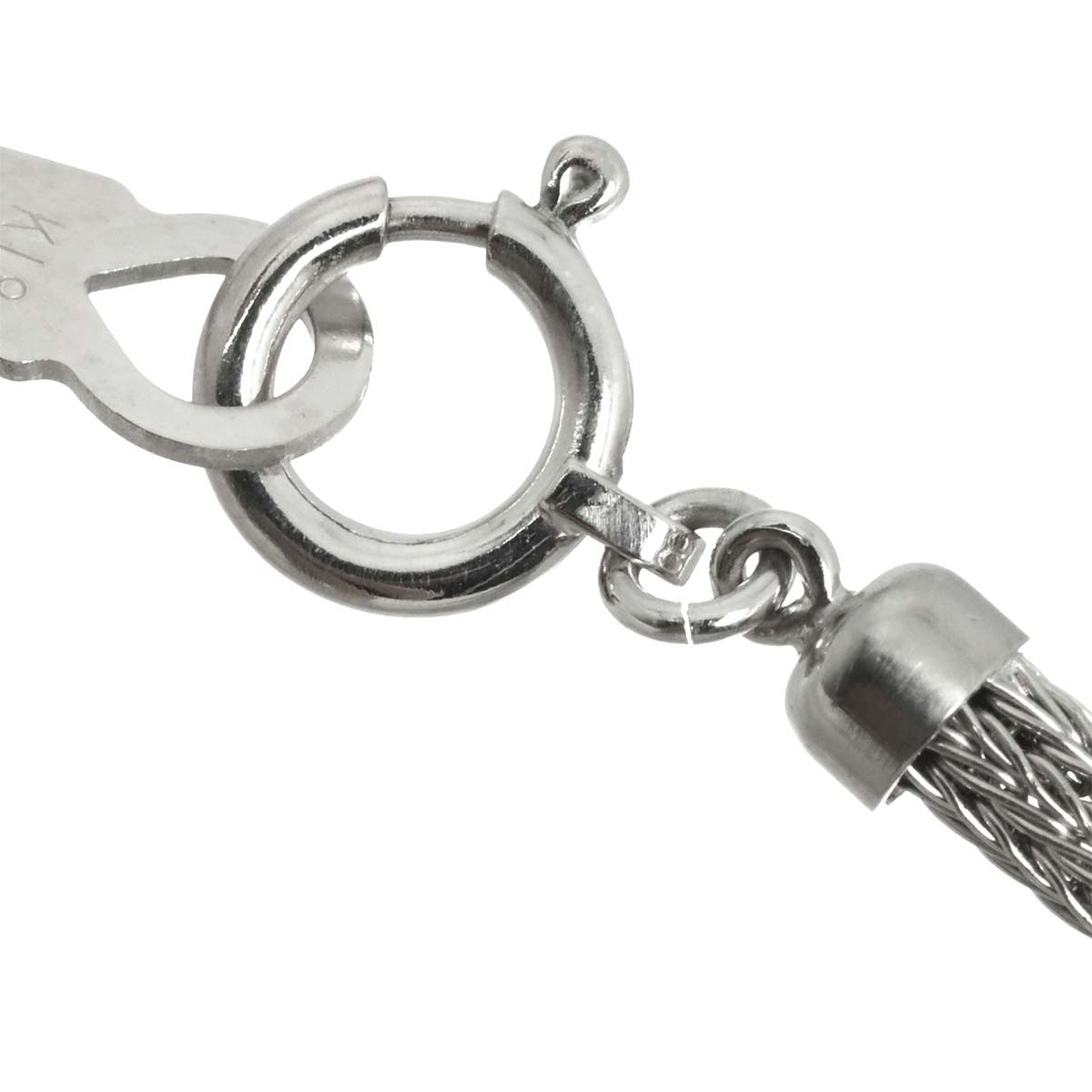 Diamond 0.50ct/0.06ct Necklace 18K WG White Gold 750