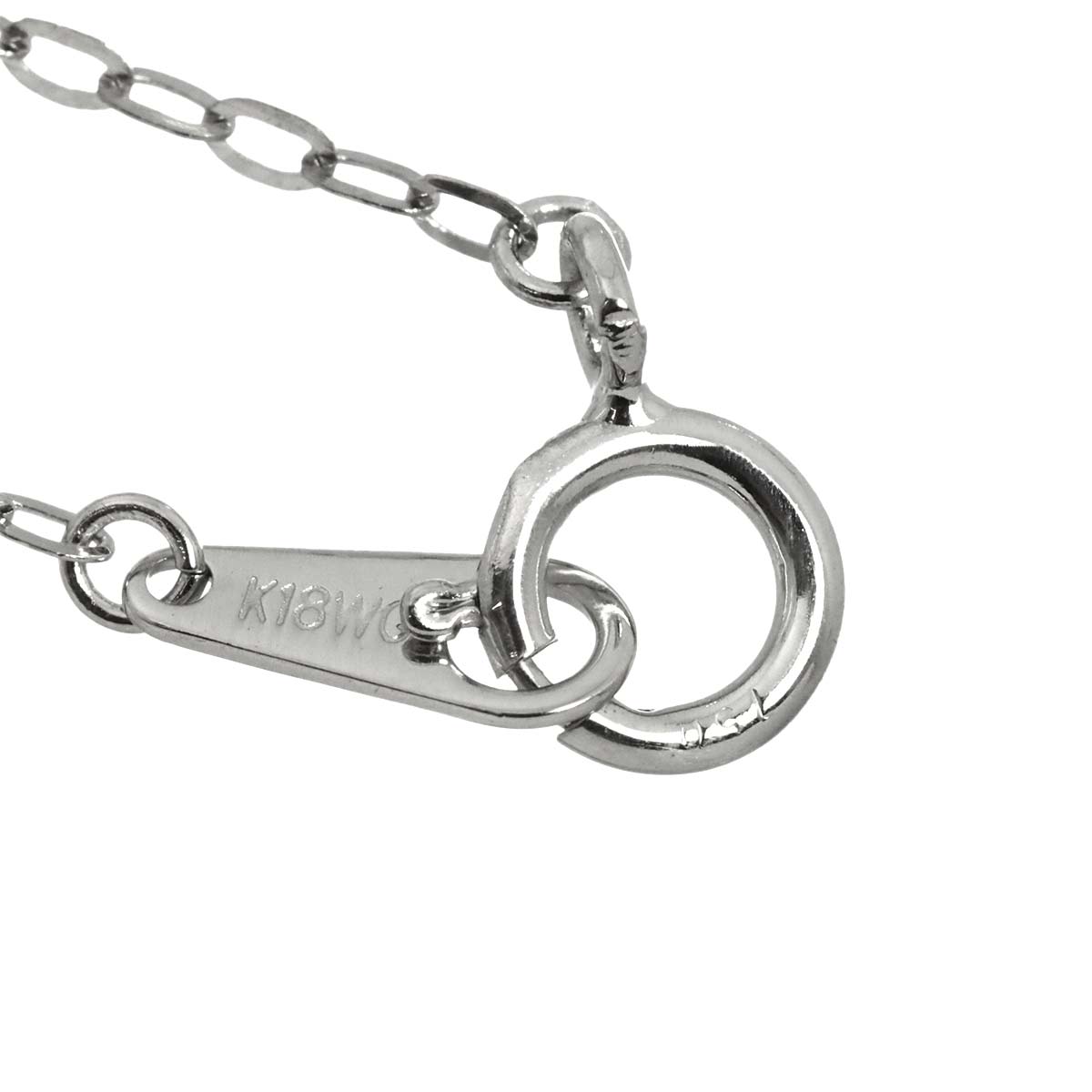 Diamond 0.20ct Necklace 18K WG White Gold 750