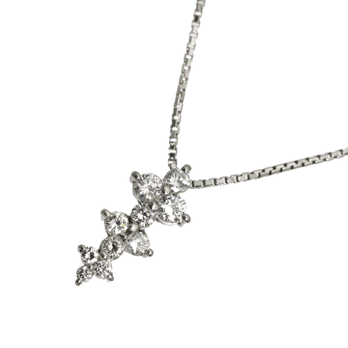 Diamond 0.588ct Necklace Pt Platinum