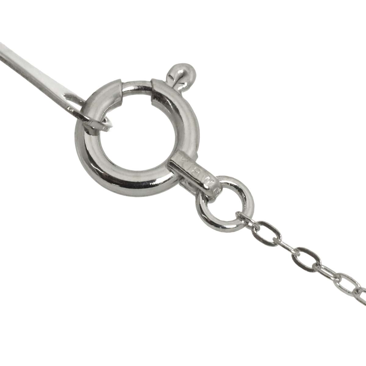 Diamond 0.20ct Necklace 18K WG White Gold 750