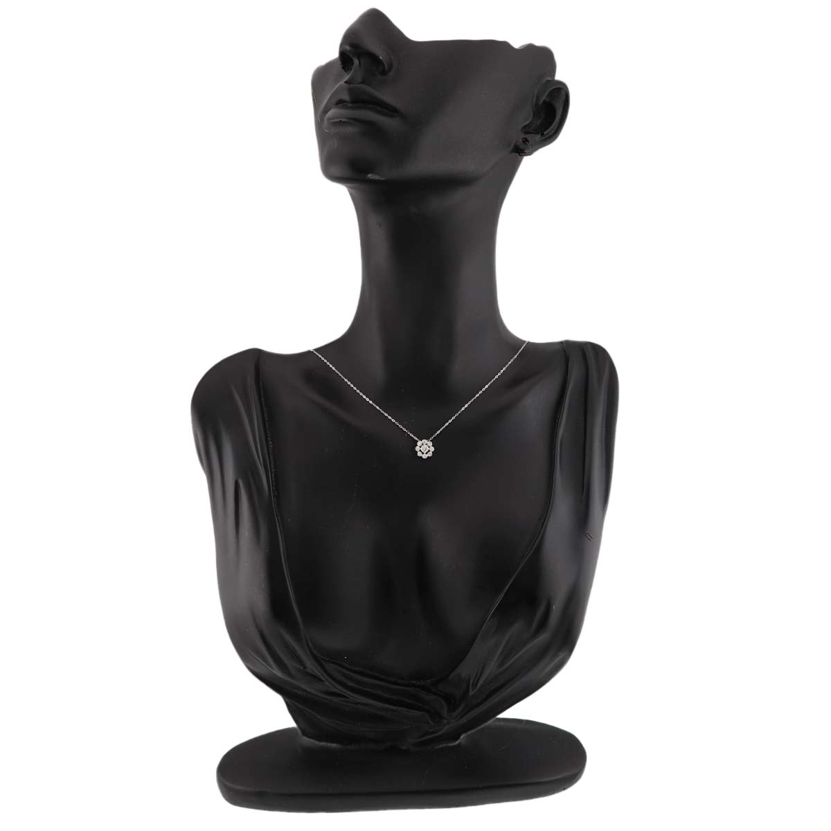 Diamond 0.20ct Necklace 18K WG White Gold 750