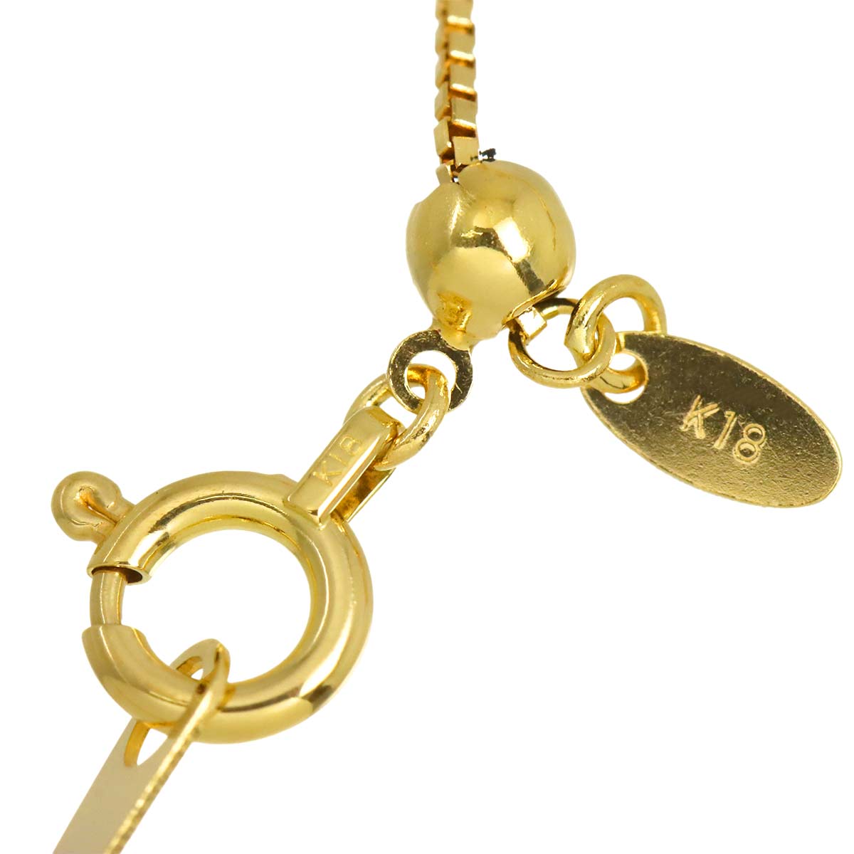 Diamond 0.15ct/0.18ct Necklace 18K YG Yellow Gold 750