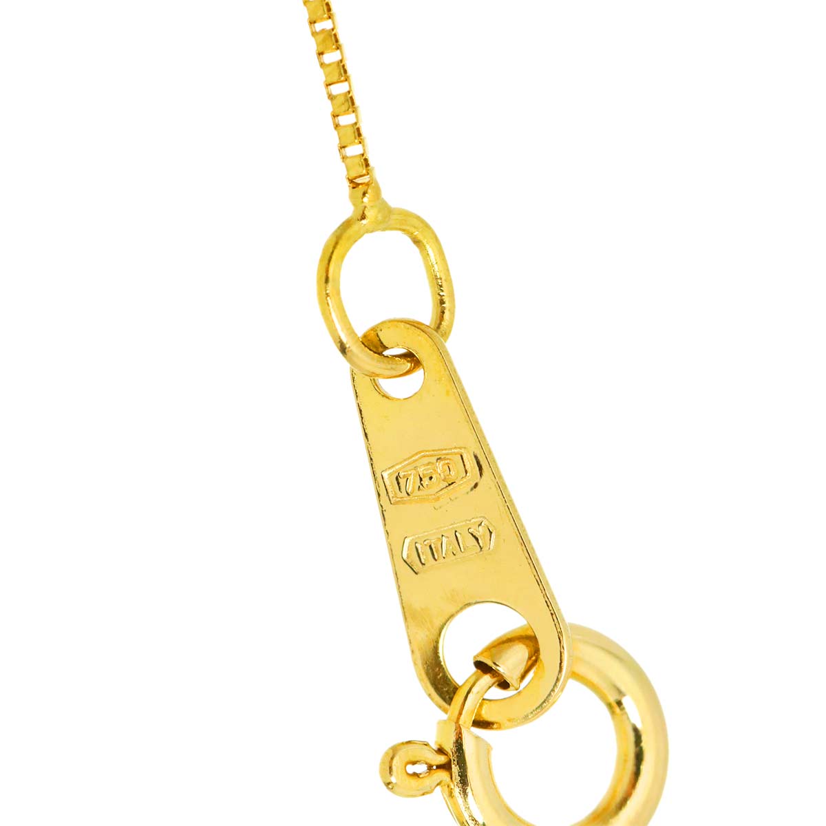 Diamond 0.30ct Necklace 18K YG Yellow Gold 750