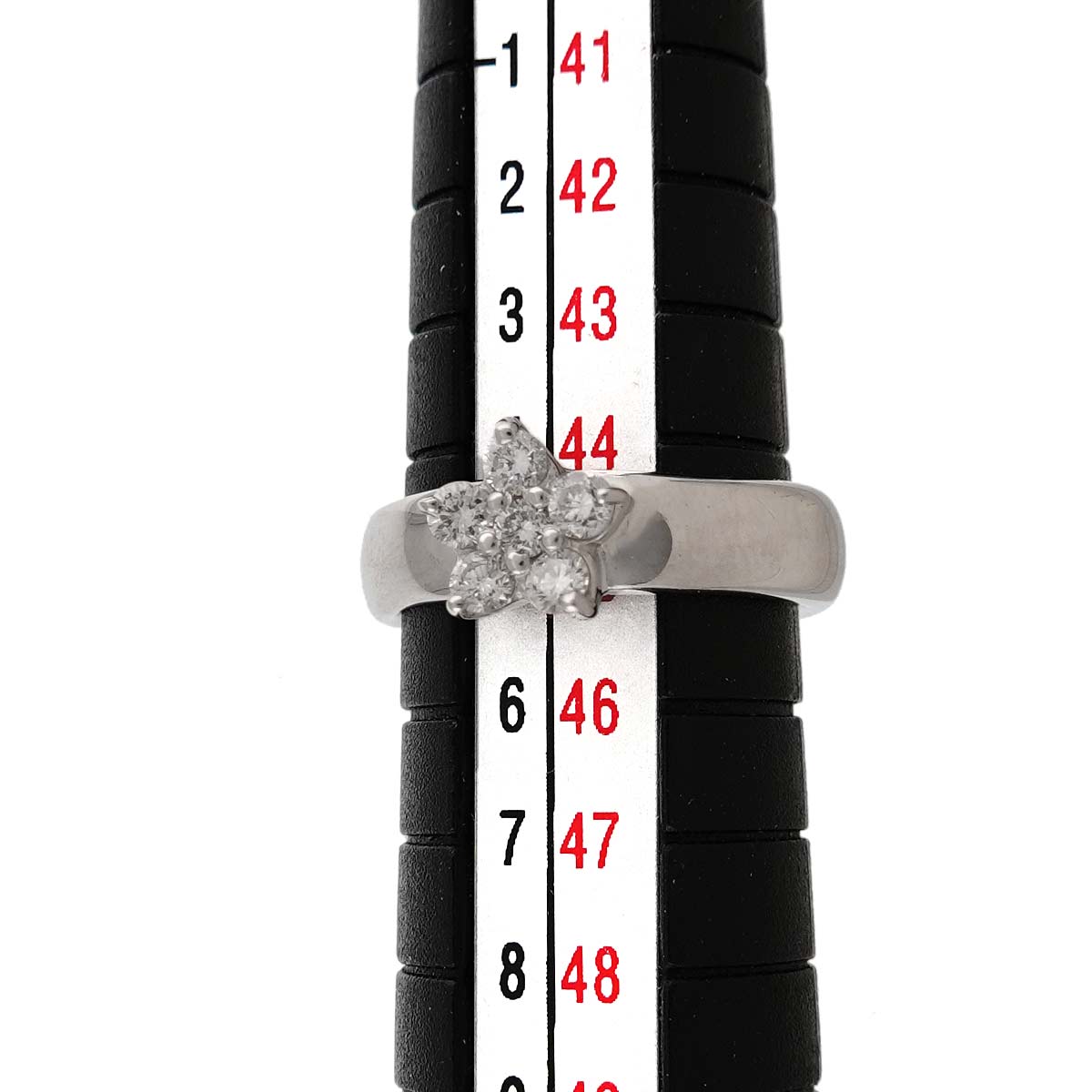 Diamond 0.28ct Ring 18K WG 750 Size3.25(US)
