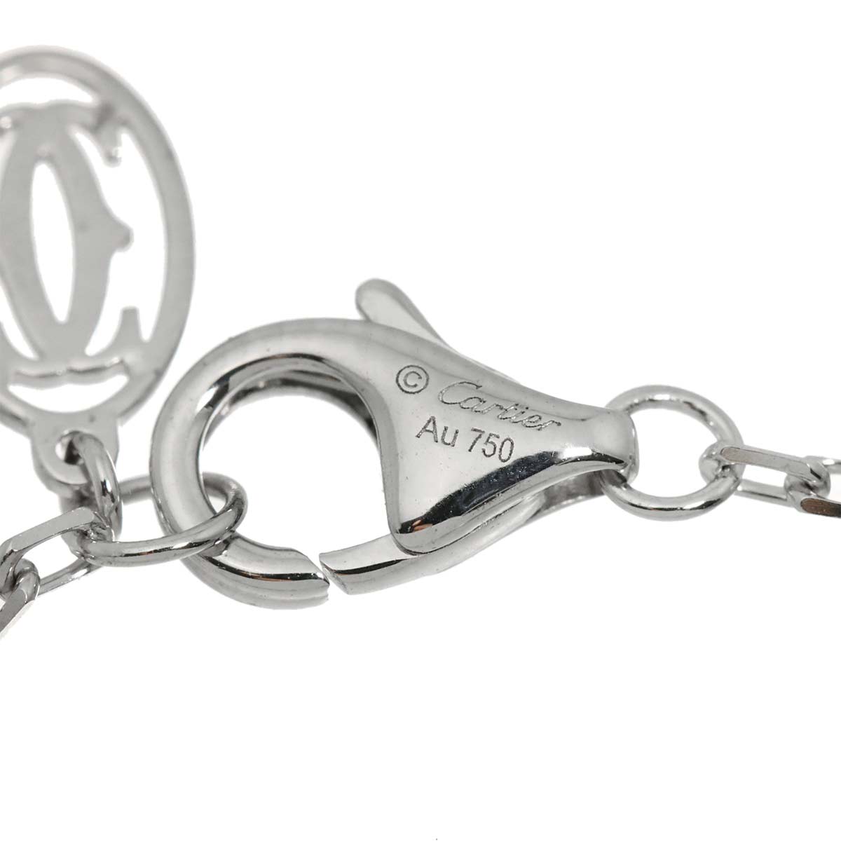 d Amour Diamond Bracelet MM 18K White Gold 750