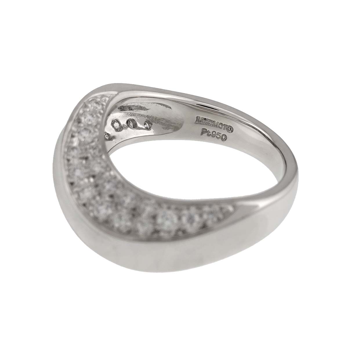 Diamond 0.50ct Ring Platinum Size6.75(US)