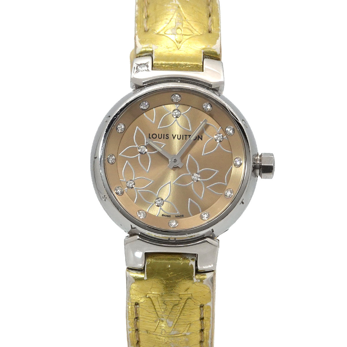 Tambour Q121M Quartz Siamond Ladies Watch