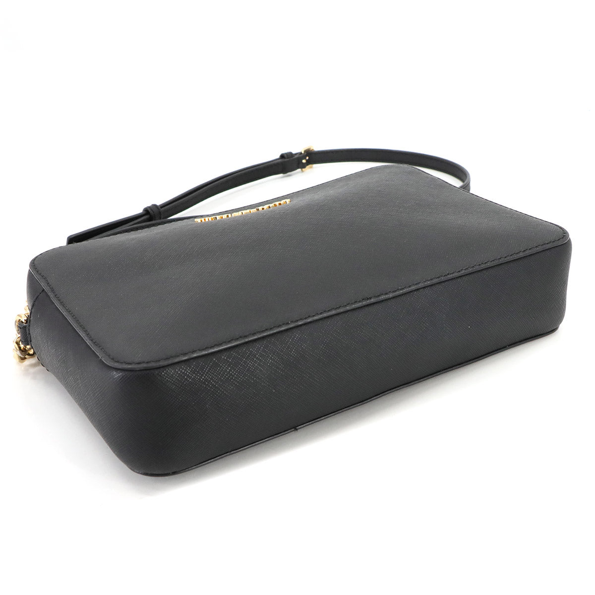 Jet Set LG EW Shoulder Bag Leather Black Purse