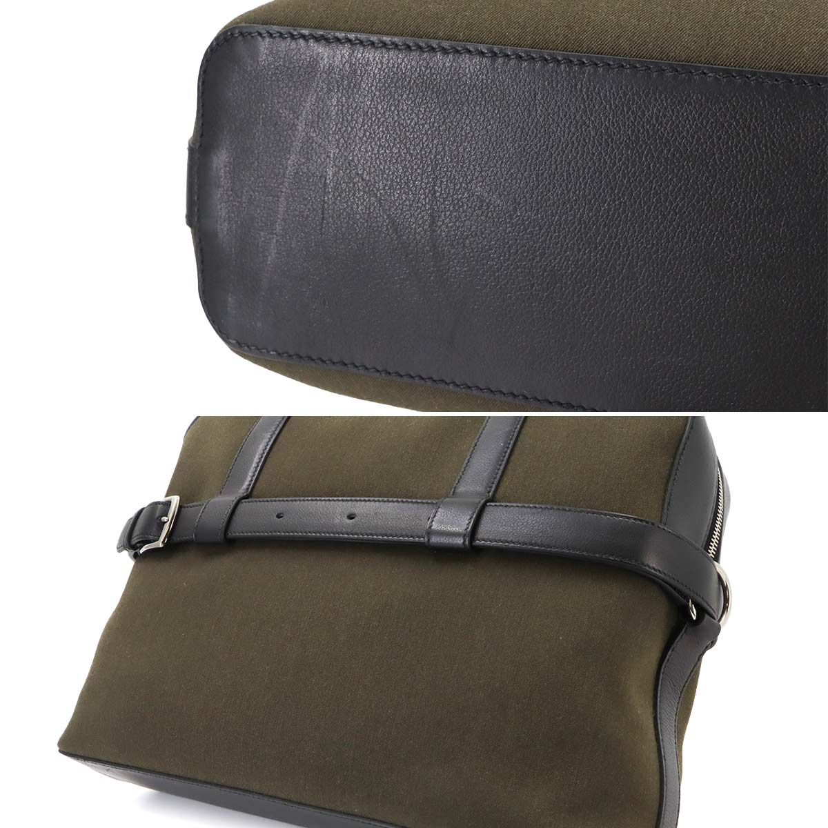 Briefcase 2way Business Shoulder Bag Canvas Ever grain Tourbe