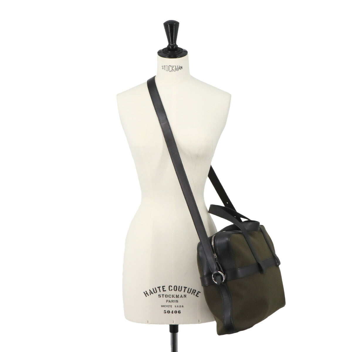 Briefcase 2way Business Shoulder Bag Canvas Ever grain Tourbe