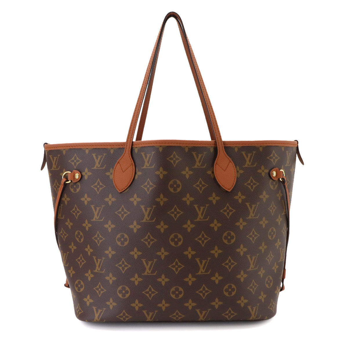 Neverfull Inside Out MM Tote Bag Leather Tan M28352