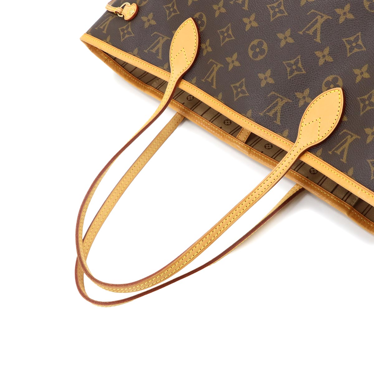 Monogram Neverfull MM Tote Bag Brown Beige M40156 Purse