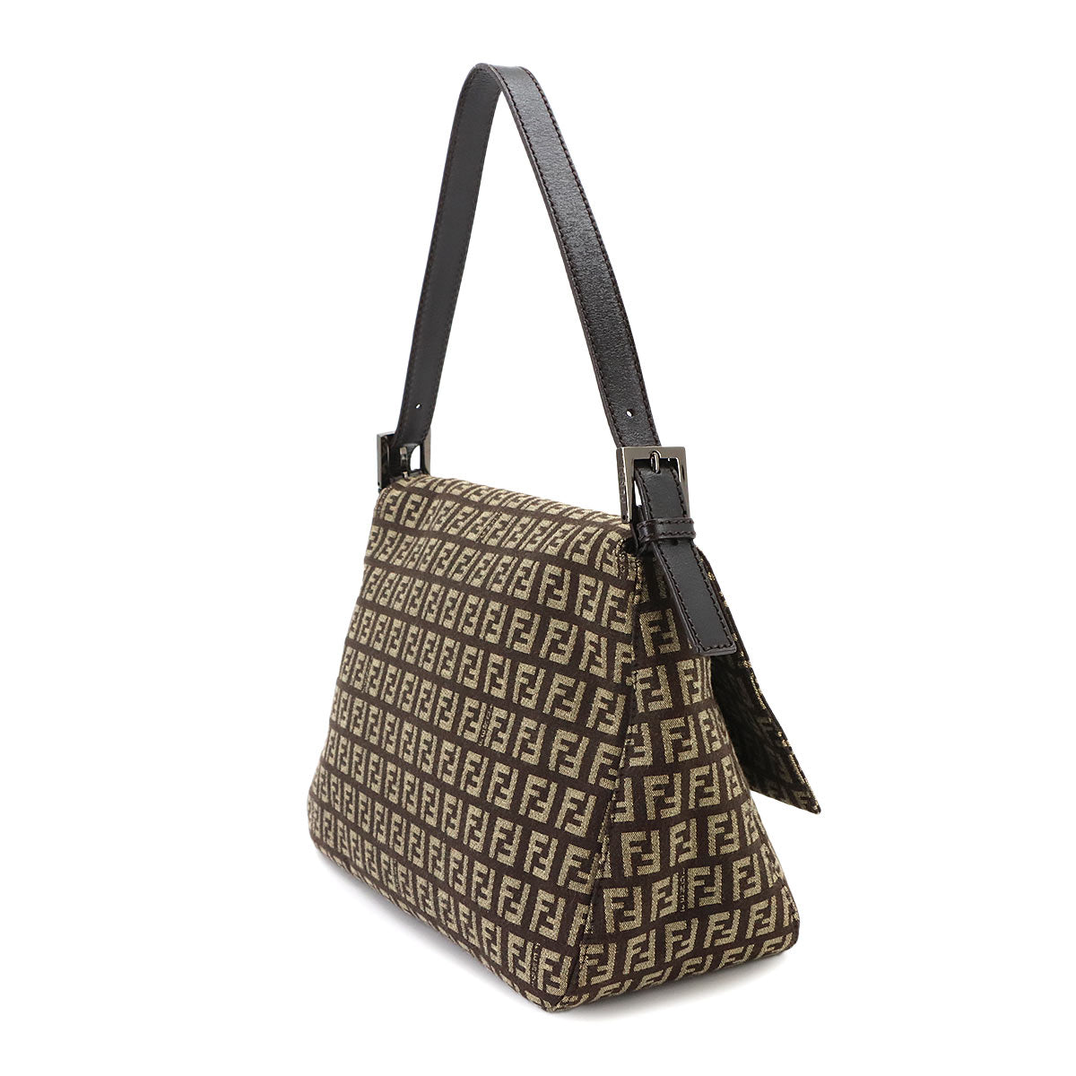 Zucchino Mamma Baguette Shoulder Bag Canvas Brown 8BR001