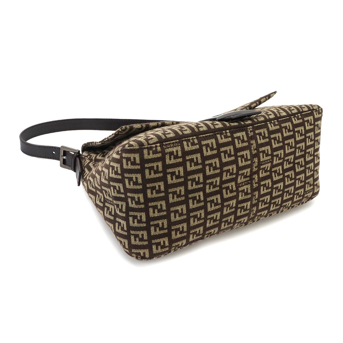 Zucchino Mamma Baguette Shoulder Bag Canvas Brown 8BR001