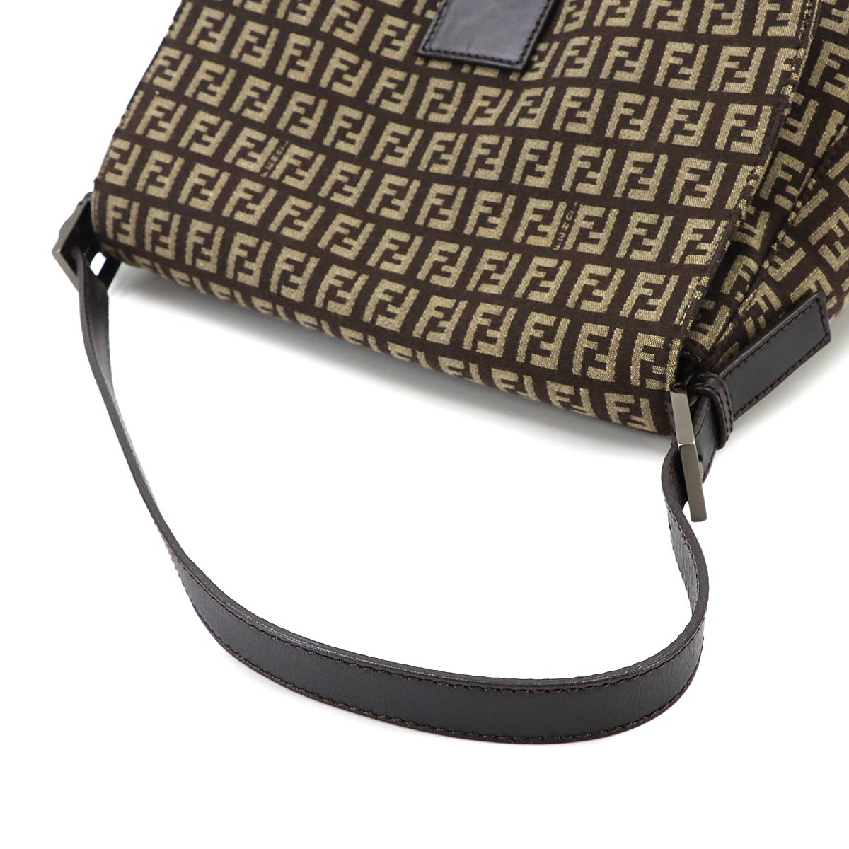 Zucchino Mamma Baguette Shoulder Bag Canvas Brown 8BR001