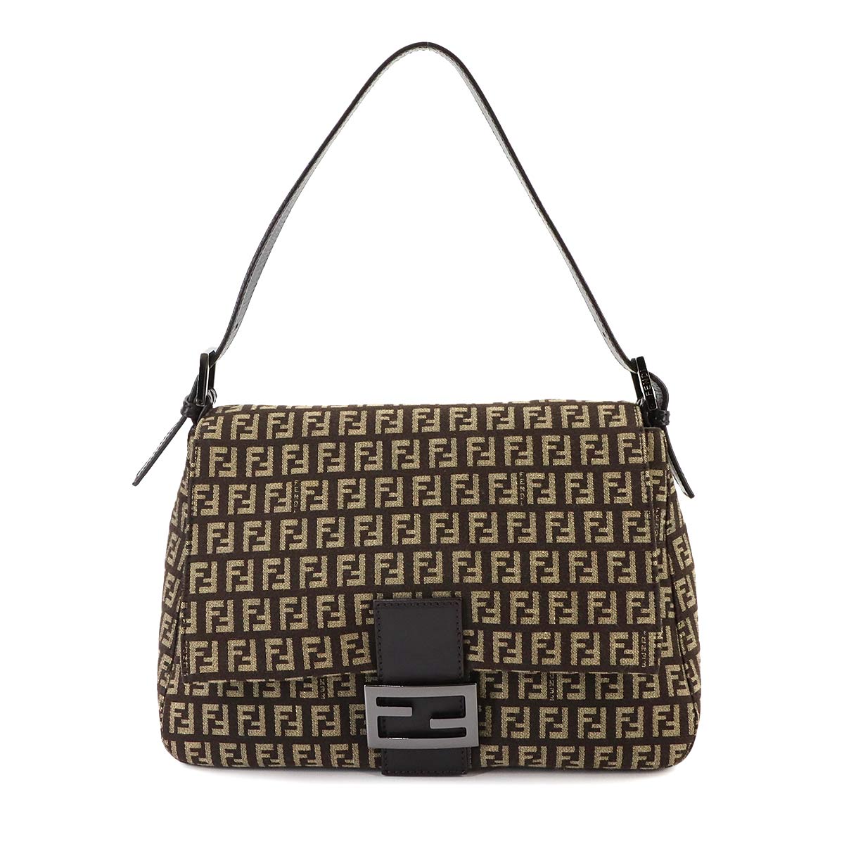 Zucchino Mamma Baguette Shoulder Bag Canvas Brown 8BR001