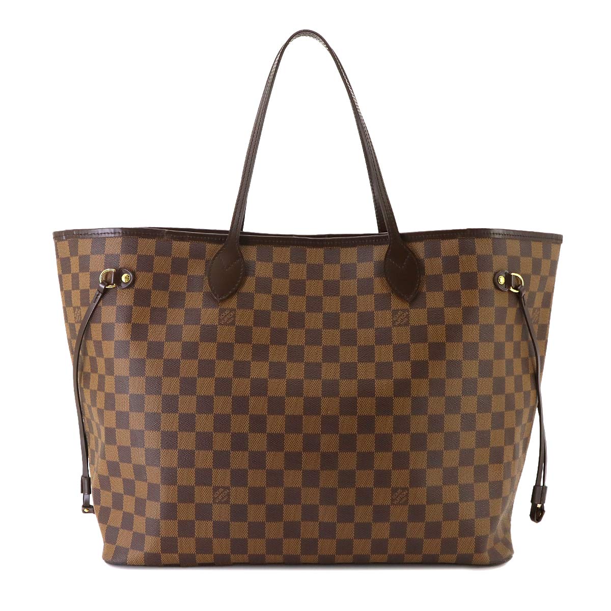 Damier Neverfull GM Tote Bag Ebene Cerise N51106 Purse