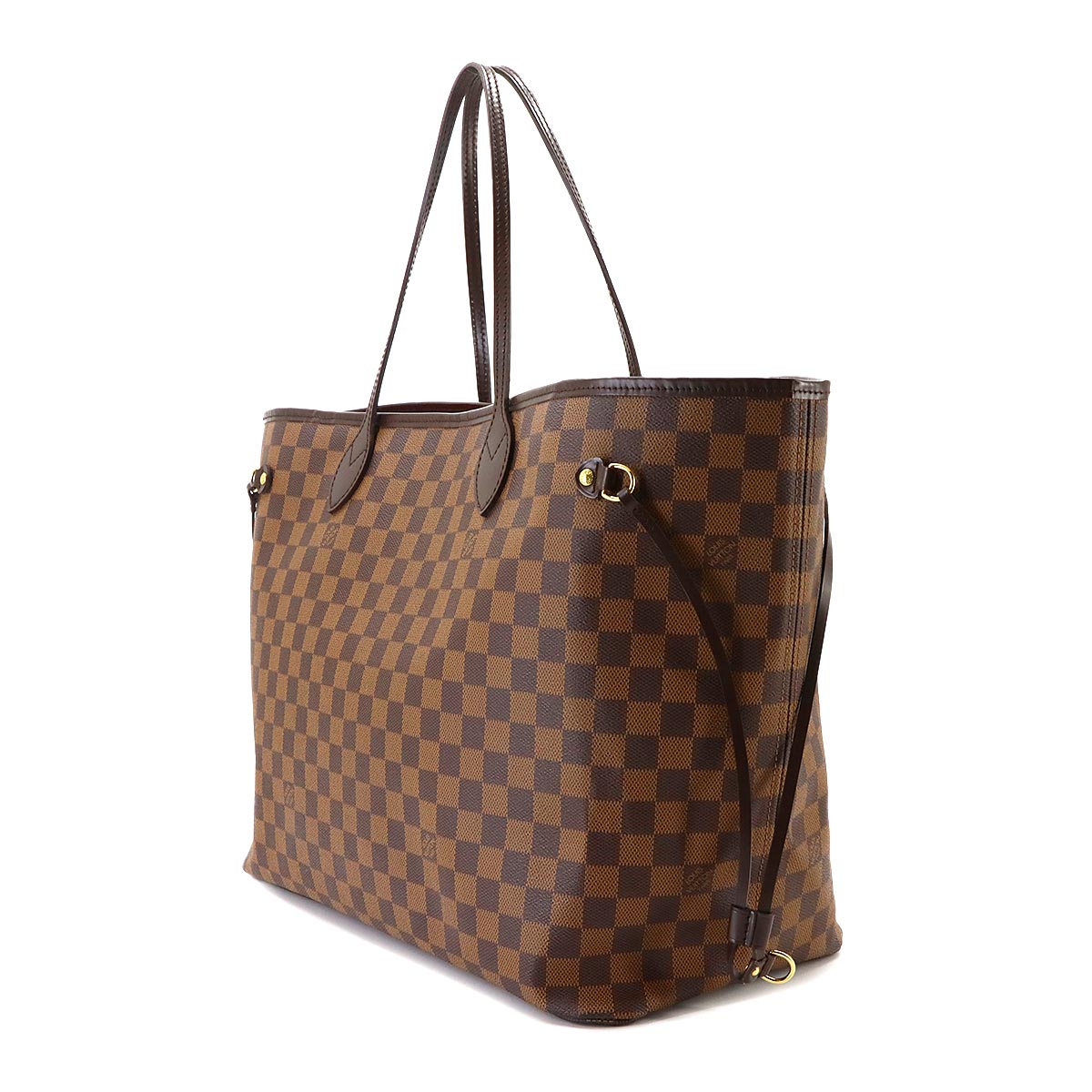 Damier Neverfull GM Tote Bag Ebene Cerise N51106 Purse