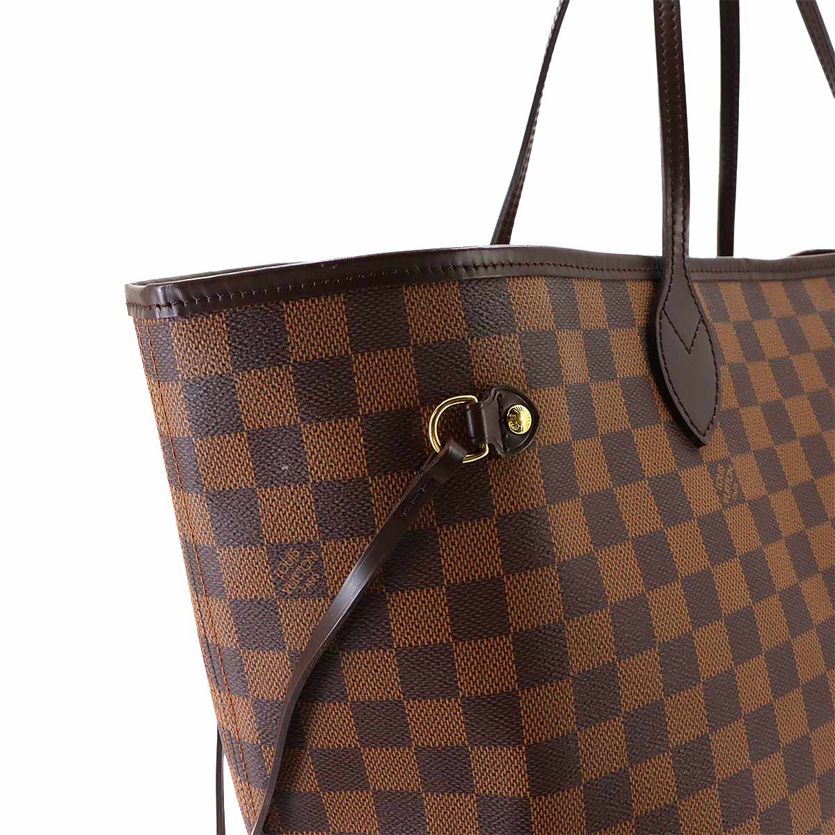 Damier Neverfull GM Tote Bag Ebene Cerise N51106 Purse